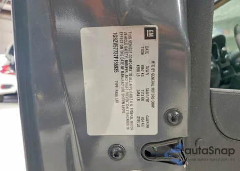 2007 Saturn Aura Xr z USA, uszkodzony, nr VIN 1G8ZV57737F186935